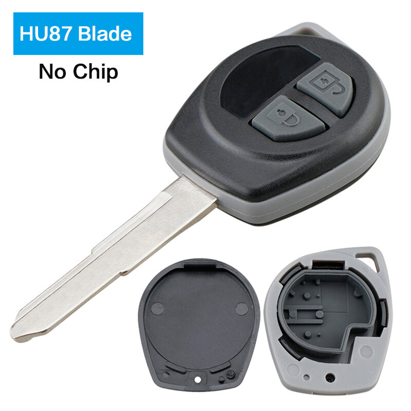 2 Buttons Remote Car Key Fob Shell Key Case HU87 / SZ11R Blade Fit for SUZUKI IGNIS ALTO SX4 VAUXHALL AGILA Vitara Swift Liana