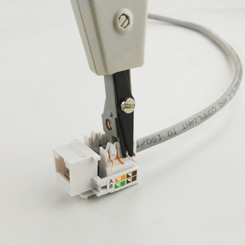 Cortador de cable de KD-1, herramienta de corte de tarjeta de módulo de teléfono de red PunchDown para colocación de marco de distribución, RJ11, RJ45, Cat5, cat6, 1 ud.