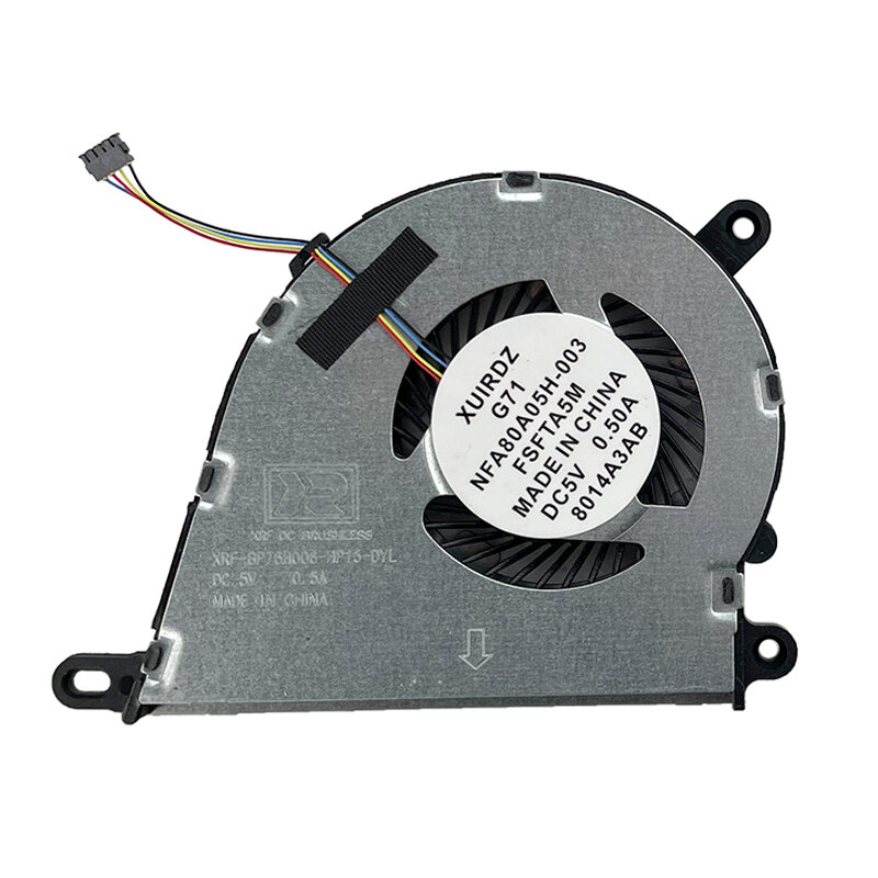 New CPU Laptop cooling Fan Para HP 15-DY 15S-FQ 14-DQ 14S-DQ 15-EF 340S G7 15S-EQ TPN-Q242