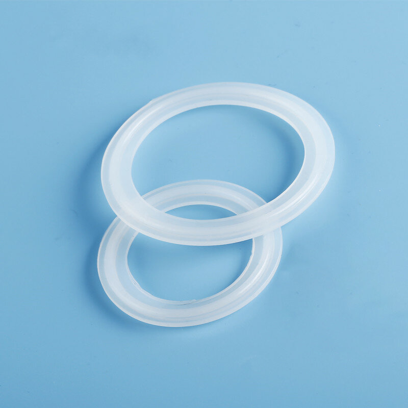 1/2"-8" Silicon Gasket Fits 50.5Mm-232Mm OD Sanitary Tri Clamp Type Ferrule