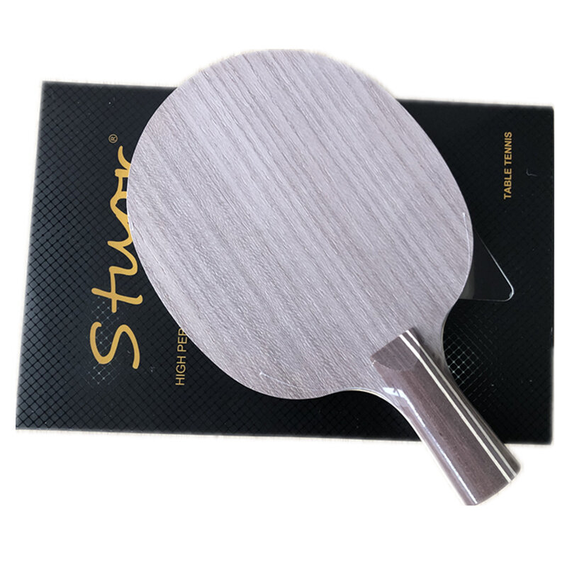 Stuor – raquette de tennis de table en fibre de carbone 19, structure à 7 plis, manche FL ou cs, battes de ping-pong pour lame de tennis de table