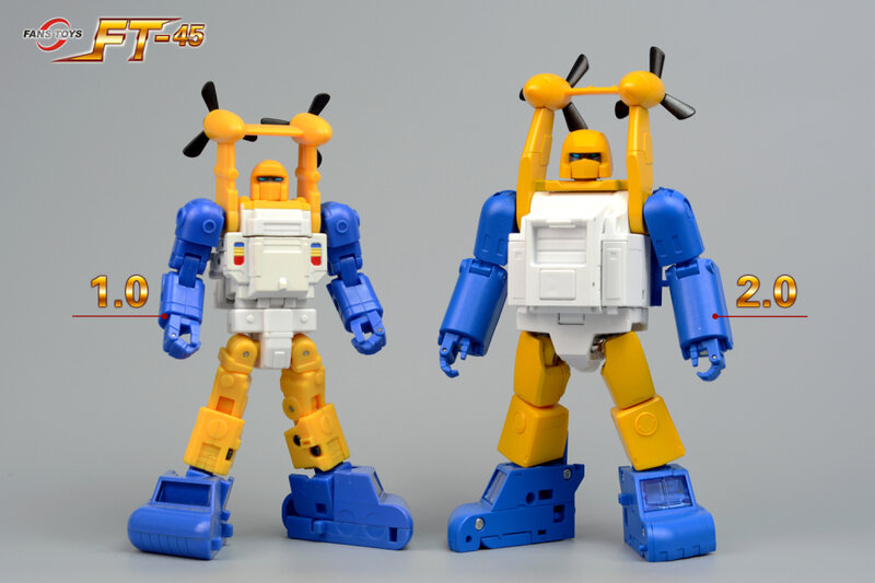 【Disponibile】 fanstoys FT-45 FT45 mandrino Seaspray versione 2.0 Action Figure 3rd Party Transformation Robot Toy Model PVC Plastic
