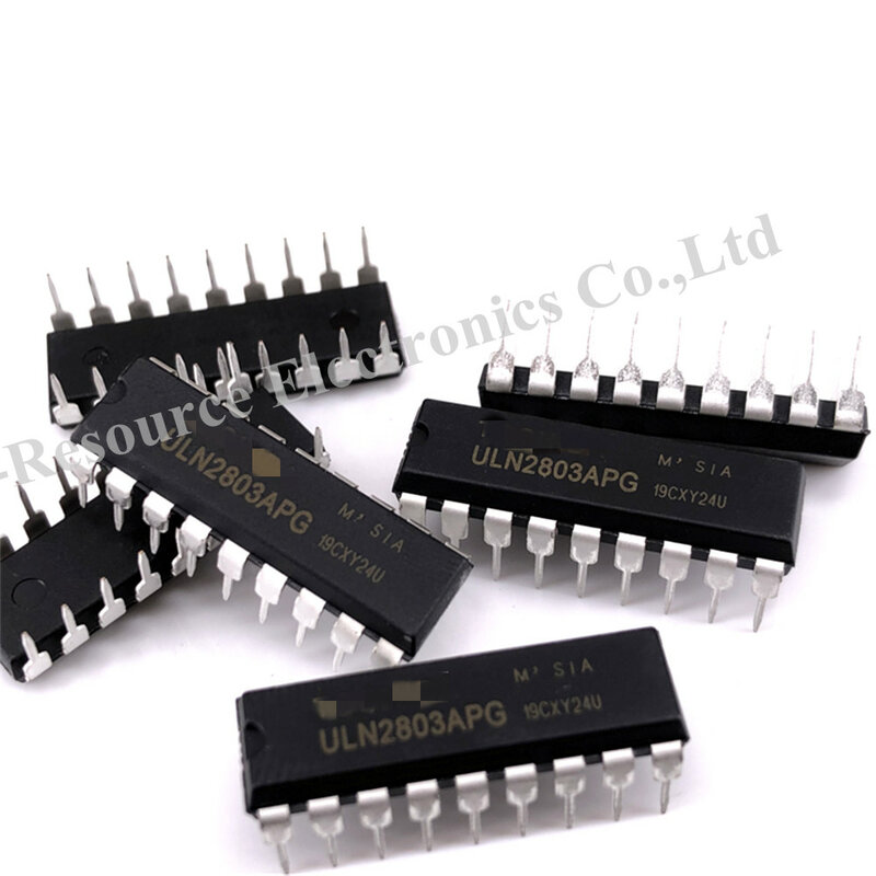 Arrays de Transistor Darlington de alta corriente, 10 Uds., ULN2803, ULN2803APG, DIP-18