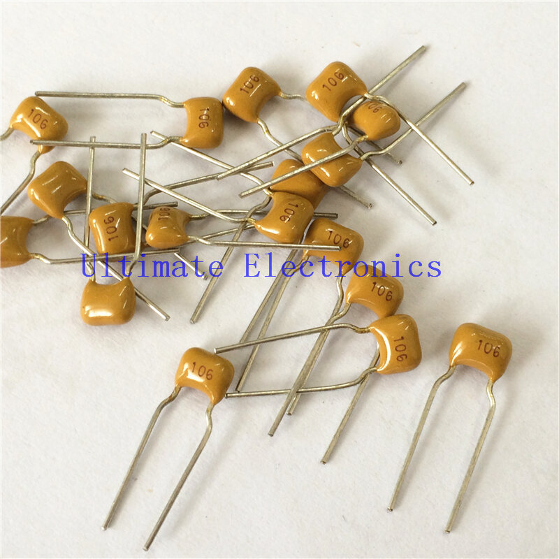 1000pcs/lot  Multilayer ceramic capacitor 10uF 106 50V 106M  P=5.08mm