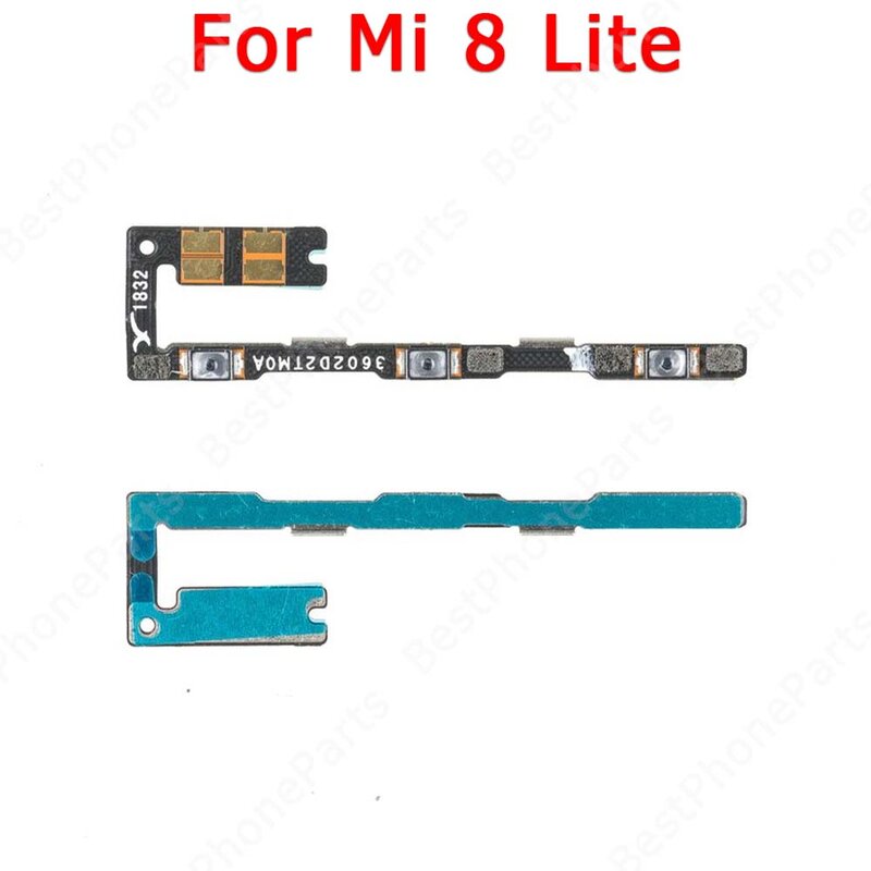 Voor Xiaomi Mi 8 Lite Mi8 Pro Zijknop Schakelaar Volume Onderdelen Sleutel Mute Power On Off Flex Kabel