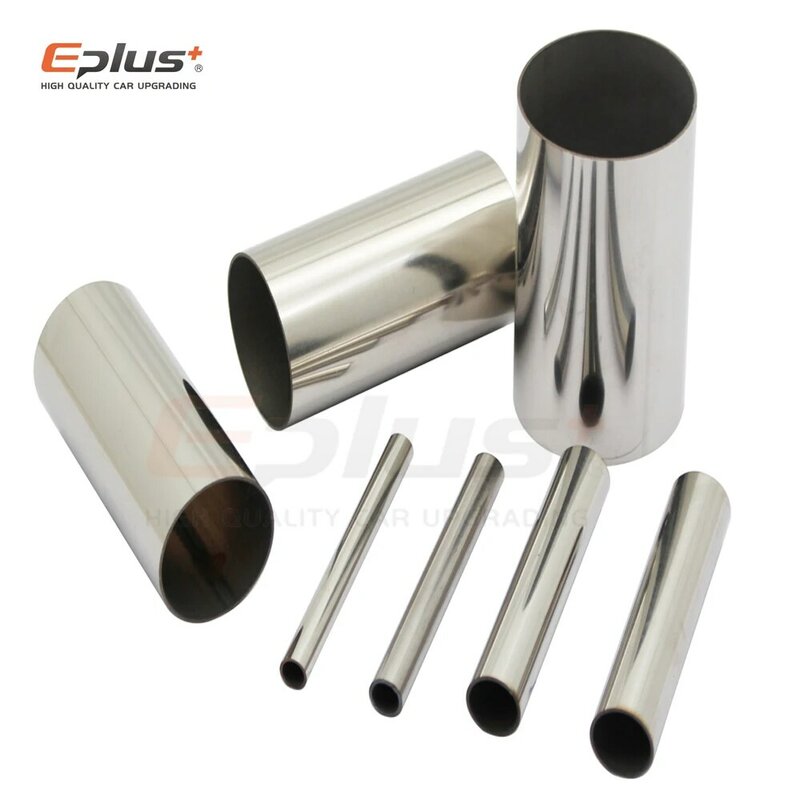 Length 250MM Universal 304 Stainless Steel Pipe Straight Multi-purpose Welding Materials Multiple Size Car Exhaust Pipe Intake