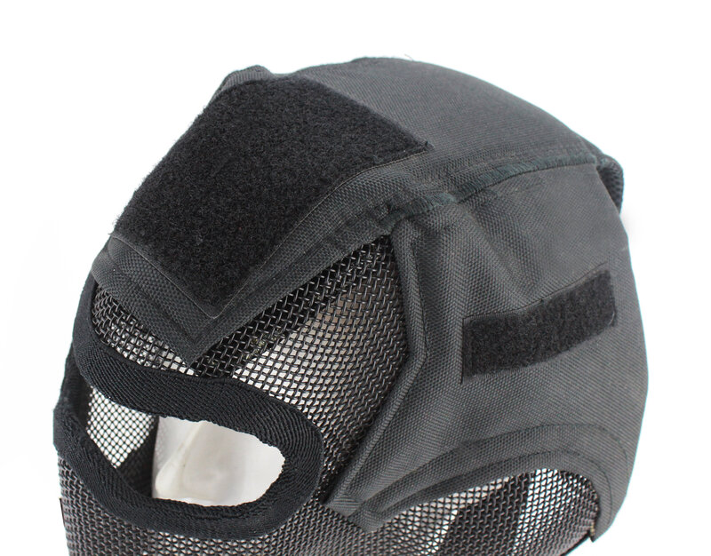 Versione protettiva per l'orecchio traspirabilità maschera da Paintball maschere tattiche militari a pieno facciale per attività all'aperto
