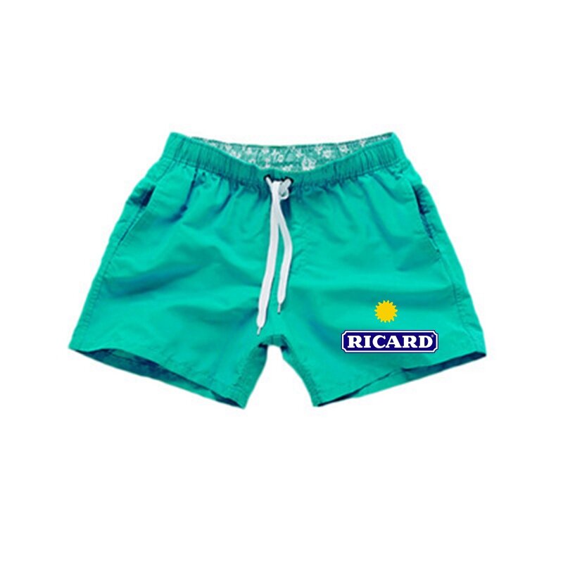 Шорты пляжные RICARD для мужчин и женщин, быстросохнущие Брендовые спортивные короткие штаны для бега, лето
