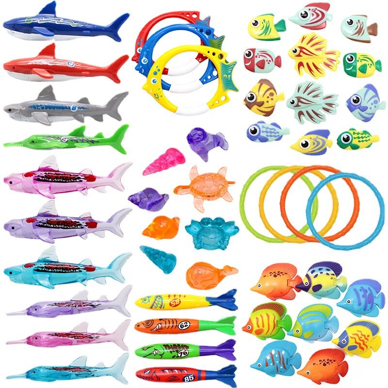 子供のためのダイビングおもちゃ,サメの形をした釣りのおもちゃ,宝物,水泳ゲーム