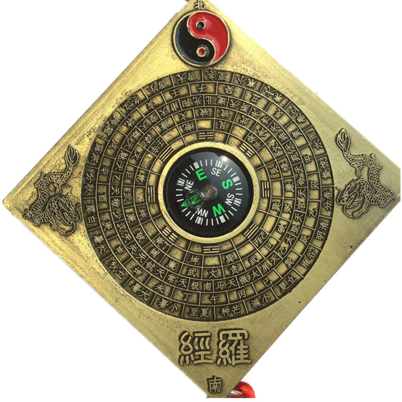 Подвеска Taoist, 2-дюймовый компас, фэн-шуй, подвеска Tai Chi подвеска с компасом, подвеска фэн-шуй для дома и офиса