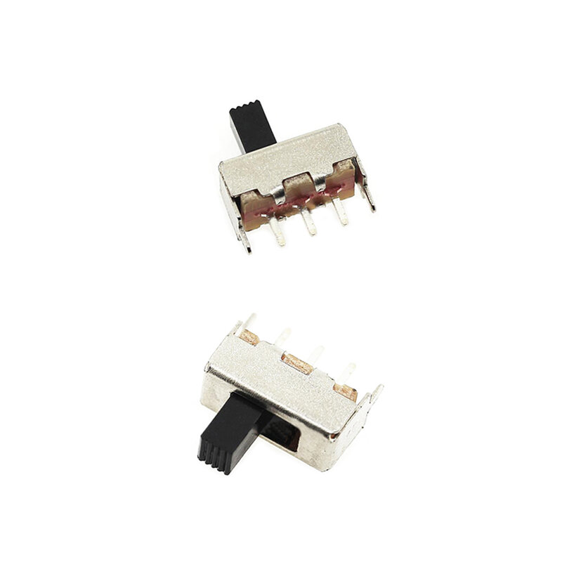 50Pcs SS12F44G5 SS12F44 SS-12F44 Handle 5mm MINI Miniature DIP Slide Switch 1P2T 3Pin DIY DVD Power Switch Electronic Accessorie