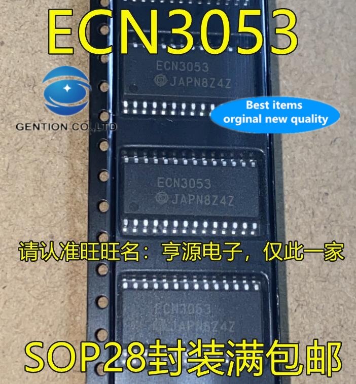 ECN3053F ECN3053 SOP28-circuito de transmisión de pie, chip de salida, buena calidad, disponible, 100%, nuevo y original, 5 uds.