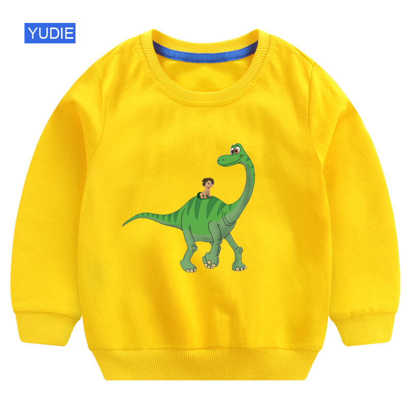 Kids Baby Boy Sweatshirts 2021 Spring Autumn Children Birthday Gift Long Sleeve Cartoon Animal  toddler sweatshirts new fashion
