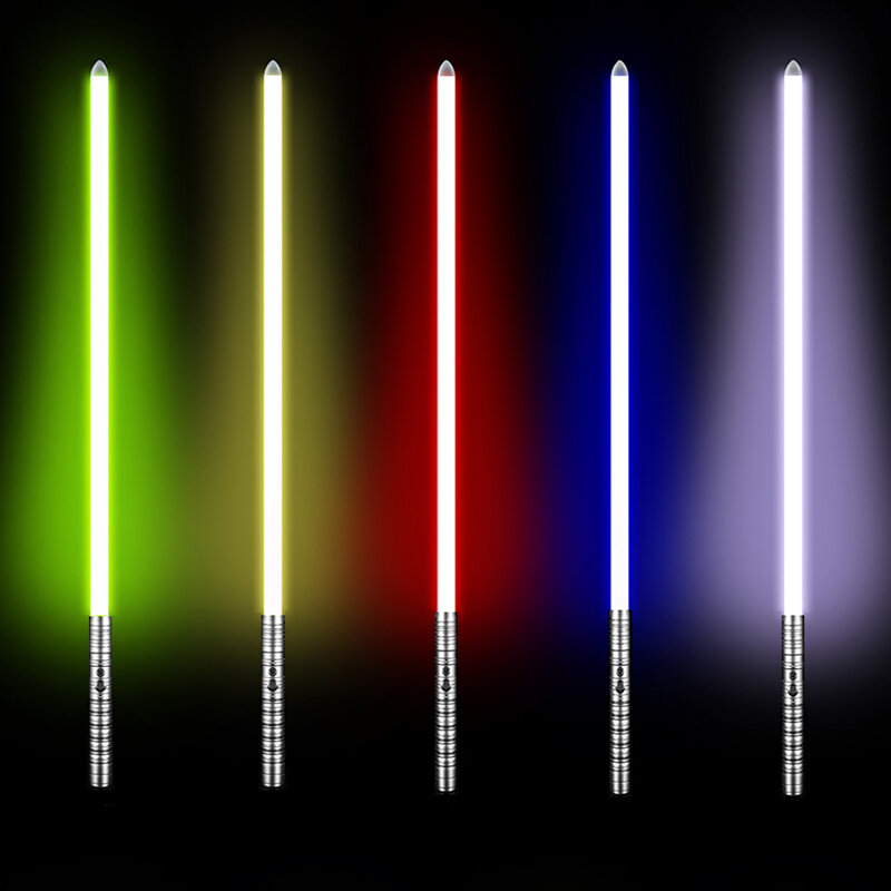 RGB โลหะ Lightsaber เลเซอร์ดาบของเล่น Light Saber Espada Brinquedos Saber De Luz Juguetes Kpop Lightstick Zabawki Oyuncak