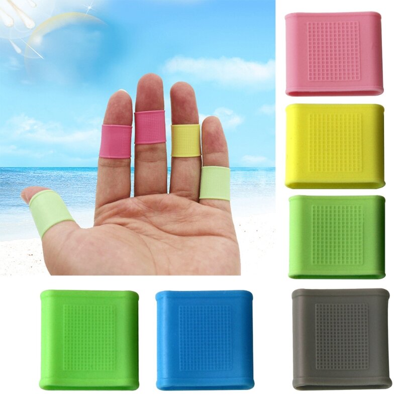 10 Teile/satz Finger Ärmeln Silikon Finger Rohre für Verhindert Gequetscht, Üben Golf, Basketball, Rugby, Tennis, badminton
