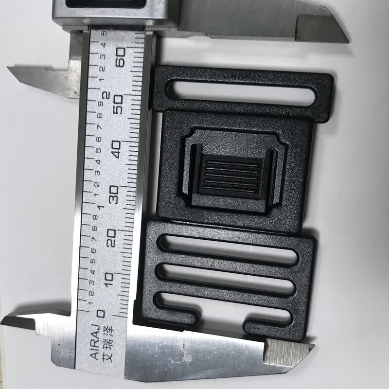 AINOMI BABY CARRIER accessoryfibbie a sgancio laterale in plastica nera per cinghie da 30 mm a regolazione singola
