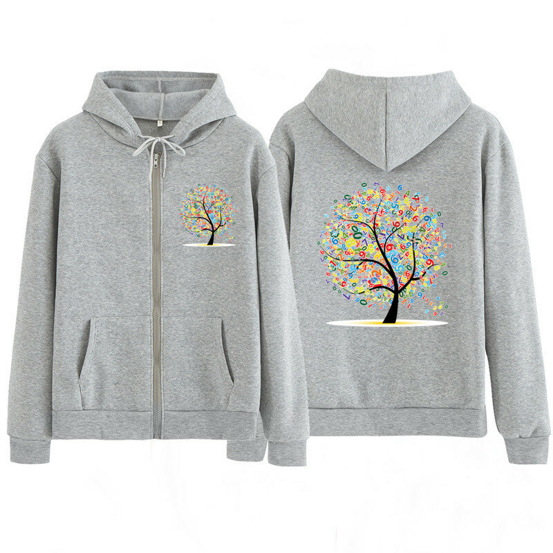 2020 primavera outono jaqueta moletom vida da árvore hoodies moletom feminino casal camisa casual agasalho presente do dia dos namorados