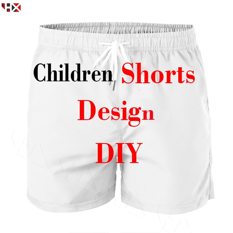 Pantalones cortos con impresión 3D para niños y niñas, ropa informal con diseño personalizado de cliente, foto/estrella/Anime/Animal/dibujos animados