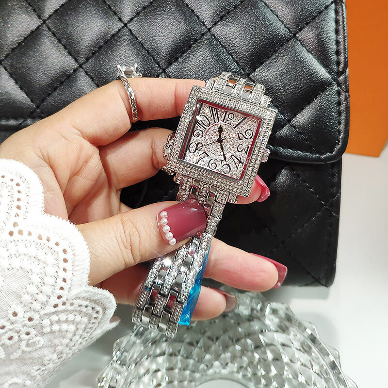 ผู้หญิงหรูหรานาฬิกา Rhinestone นาฬิกาแฟชั่นผู้หญิงนาฬิกาผู้หญิงนาฬิกาข้อมือสำหรับของขวัญผู้หญิงสำหรับแฟน
