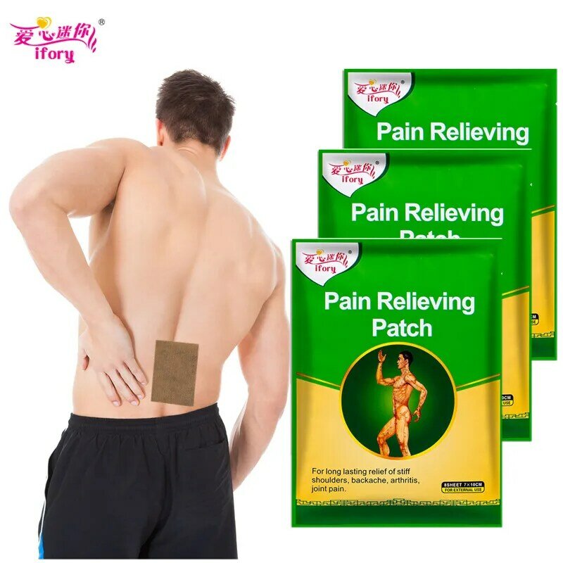 80/120/160 Pcs Patch per alleviare il dolore Patch per dolore muscolare efficiente Patch per mal di schiena cerotti medici giunti trattamento artrite Pad