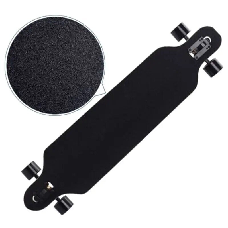110cm*25cm Skateboard Sandpaper Professional Black Skateboard Deck Sandpaper Grip Tape Skateboard Stickers Protections