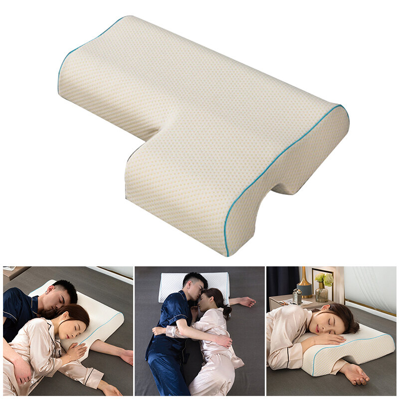 Almohada parejas arqueadas almohada para abrazar con espuma de memoria de rebote lento para reposabrazos almohada de mano HYD88
