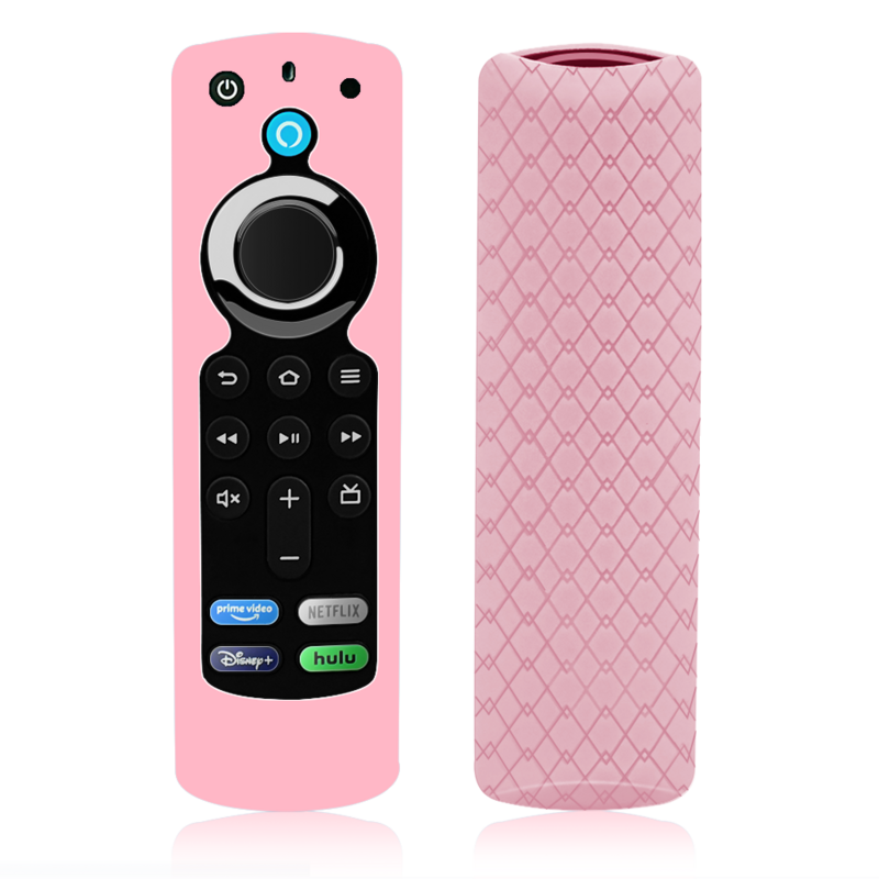 Protective Fire TVs Silicone Case Cover Silicone Sleeve Shockproof Anti-Slip Replacement for TV Stick 4K Remote