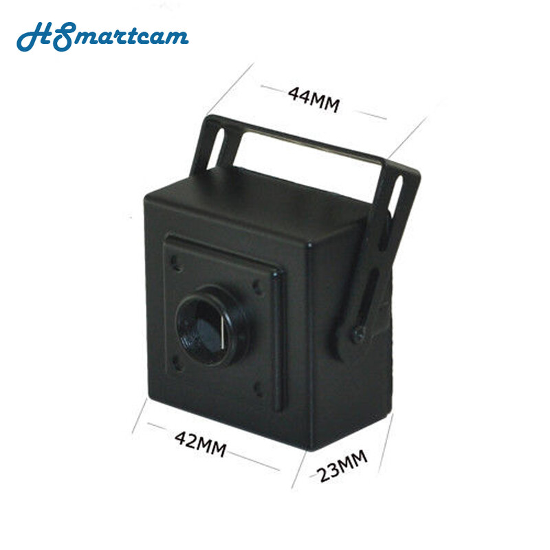Mini alojamento de câmera do CCTV do metal, M12x0.5, CCTV, CCD CMOS, chipset do IPC, 38x38mm