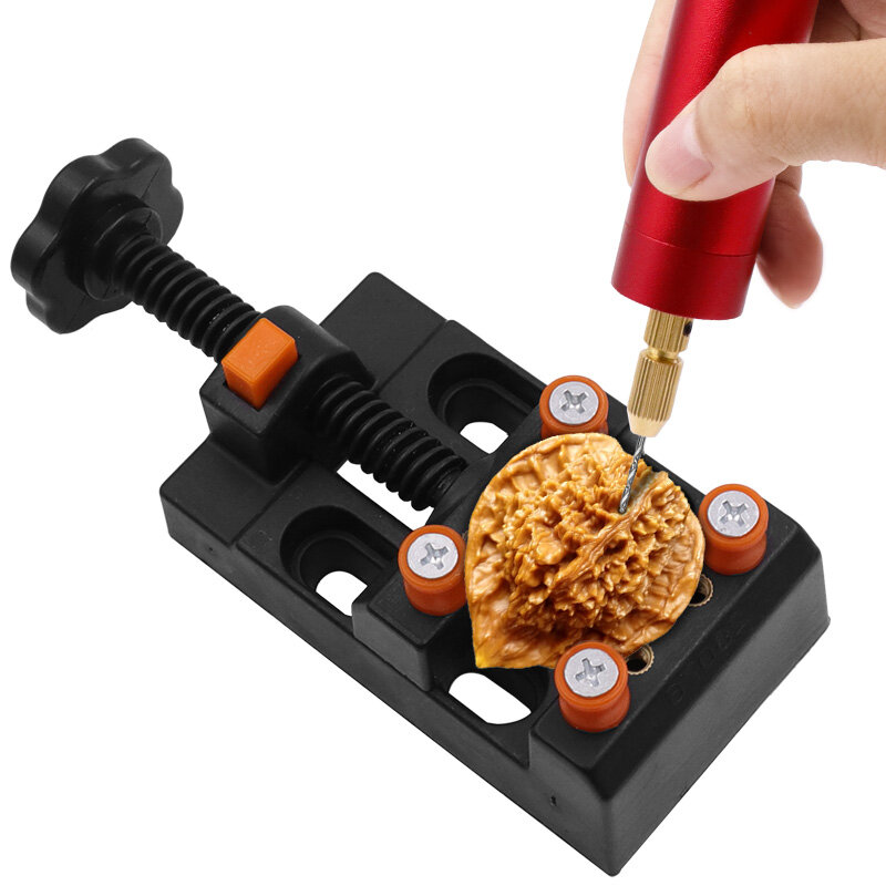 Mini tornillo de banco para tallado de mandíbula, prensa de taladro, placa de Micro Clip, alicates ajustables, herramientas manuales de joyería DIY