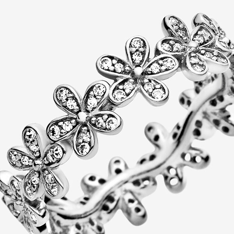 Anillos de plata de ley 100% para mujer, corona de princesa, Tiara, corazón de amor brillante, CZ, joyería de compromiso, aniversario, 925