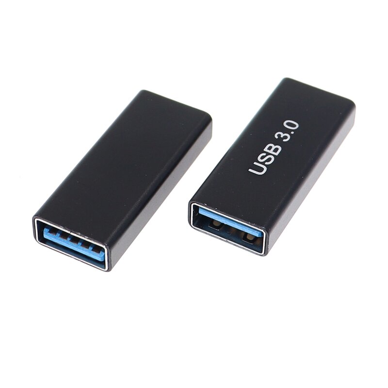 USB 3.0 Type A Female to A Female Connector Adapter AF to AF Coupler F/F Gender Changer Extender Converter for Laptop