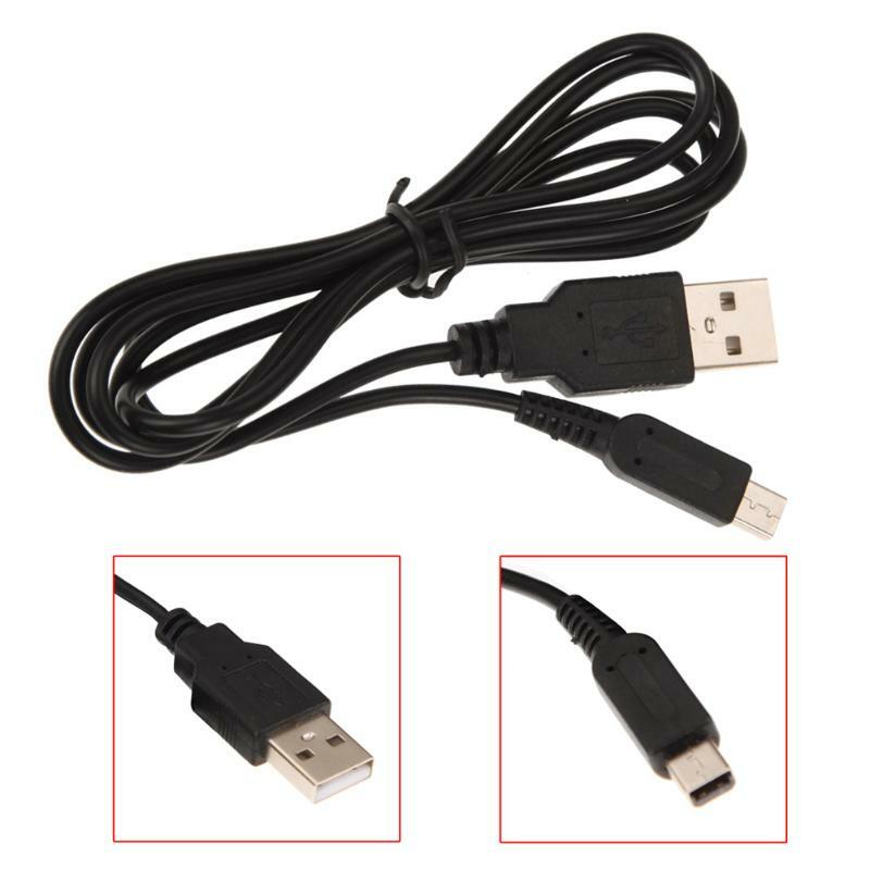 1,2 m juego datos sincronización Carga Cable de alimentación USB Cable cargador Cables para Nintendo 3DS DSi NDSI batería de litio accesorios para juegos