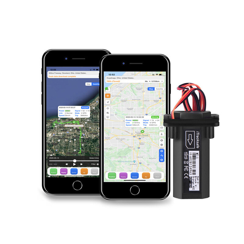 Mini traqueur GPS étanche pour voiture, moto, scooter, véhicule, camion, logiciel de suivi en ligne, pas de frais mensuels, 2G, 3G, GSM, GPRS
