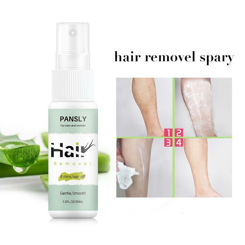 30ml Hair Growth Removal Inhibitor Spray Permanent Beard Bikini Intimate Legs Body Armpit Painless Facial Stop Hair Tool TSLM2