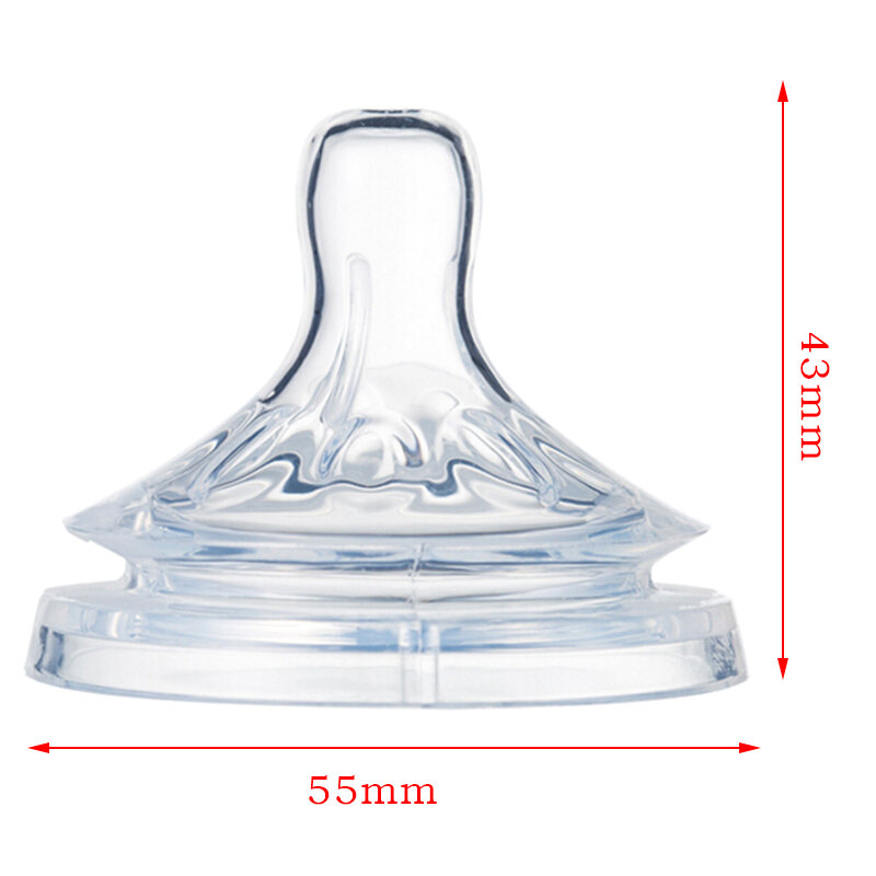 New Soft Teat for Baby Natural Wide Neck Silicon Nipple Anti Colic Pacifier hot sale