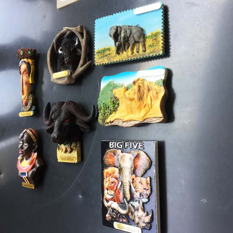 QIQIPP Creative refrigerator magnets, Africa humanities, tourism, commemorative decorative crafts