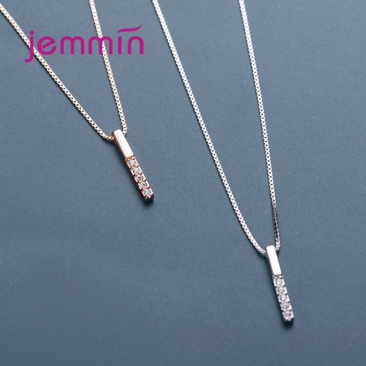Genuine 925 Sterling Silver Necklace Shining AAAA+ Zircon Choker Necklace for Party Female Fine Jewelry Accessories