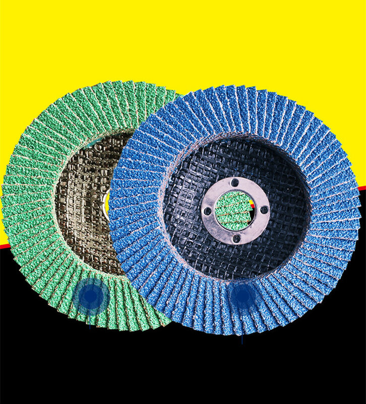 Flap disc polishing pad metal polishing 100 thickened Louvre blade polishing wheel