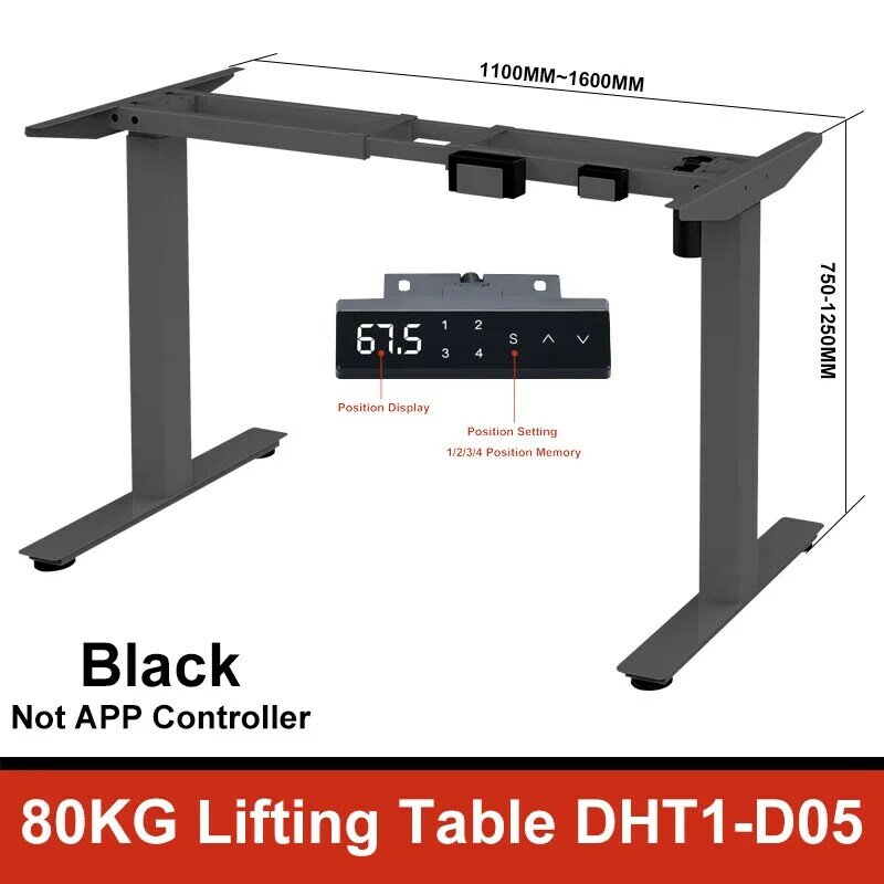 Adjustable Standing Desk Electric Lifting Table Height Adjustable Computer Stand Up Desk Stand Legs Controller Lift Column