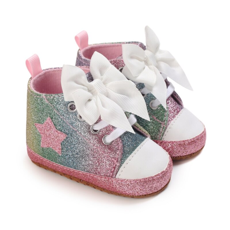 Sepatu Sneakers Bayi Laki-laki Perempuan Baru Lahir Musim Gugur Sepatu Bayi Olahraga Bayi Balita Sol Lembut Antiselip Sepatu Bayi Pertama Berjalan