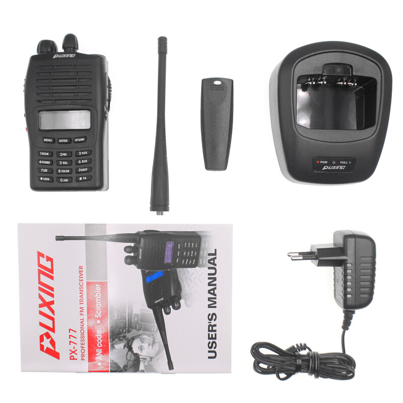 Puxing PX-777 VHF136-174 oder uhf 400-470mhz tragbares Funkgerät px777 5w 1200mah Batterie Walkie Talkie Amateurfunk