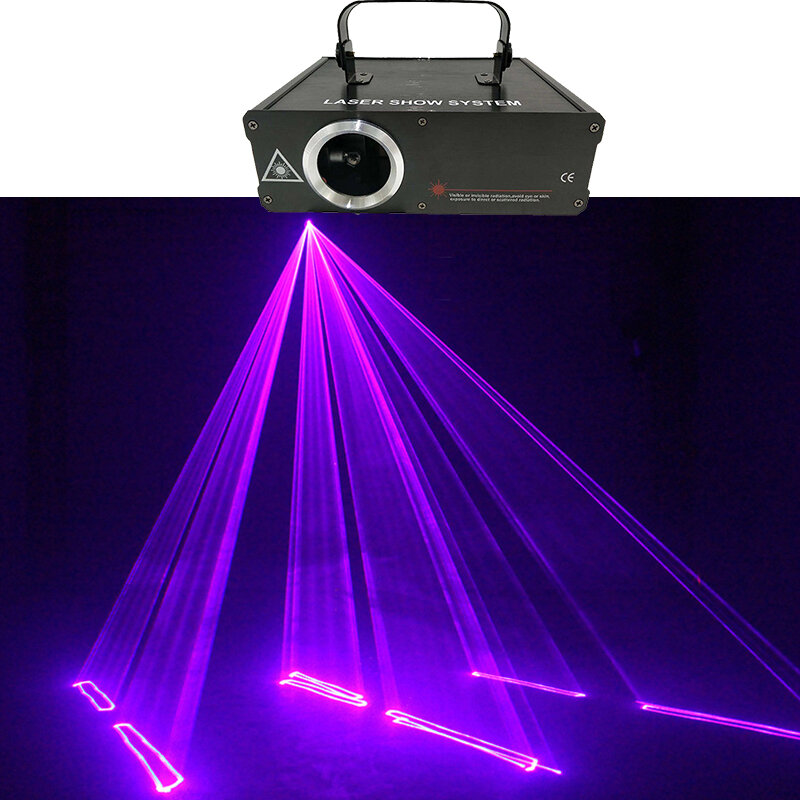 Luz láser RGB de 500mw para discoteca, luz dmx para fiesta en casa, DJ, iluminación de escenario, Show KTV