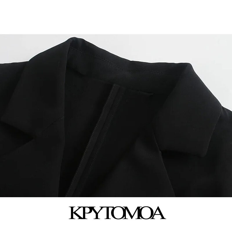 Kpytomoa 2020 moda chique com cinto envoltório playsuits lanterna manga do vintage botões de pressão macacões femininos mujer