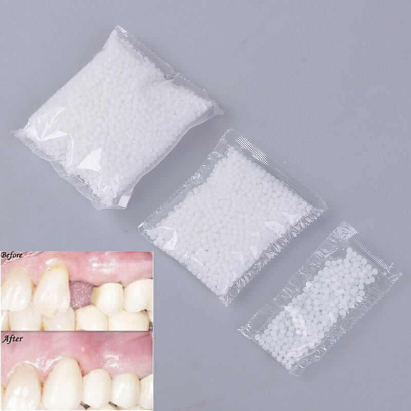 5g/10/50g/100g denti falsi colla solida Set di riparazione temporanea dei denti protesi adesiva cura dei denti denti e spazi vuoti colla solida