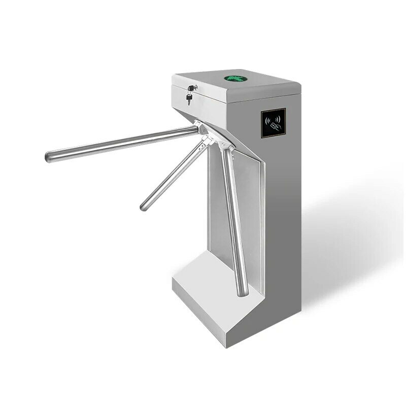 KinJoin Good performance biometric identification automatic tripod turnstile with RFID card reader