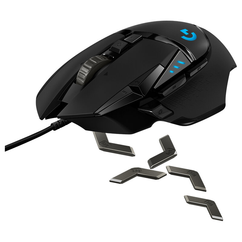Nowa G502 Hero przewodowa mysz do gier komputer dla graczy RGB Usb dla Laptop Ergonmic Gamer mechanika guzik boczny
