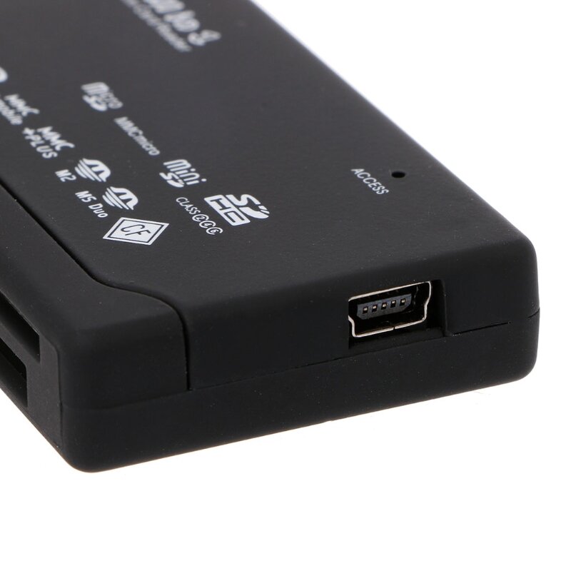 قارئ بطاقات ذاكرة الكل في واحد USB خارجي صغير SD SDHC M2 MMC XD CF