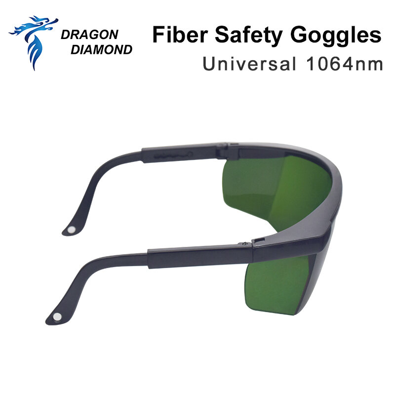 Óculos de proteção de fibra laser 1064nm, óculos de proteção com comprimento de onda de nm/-nm para máquina a laser de fibra