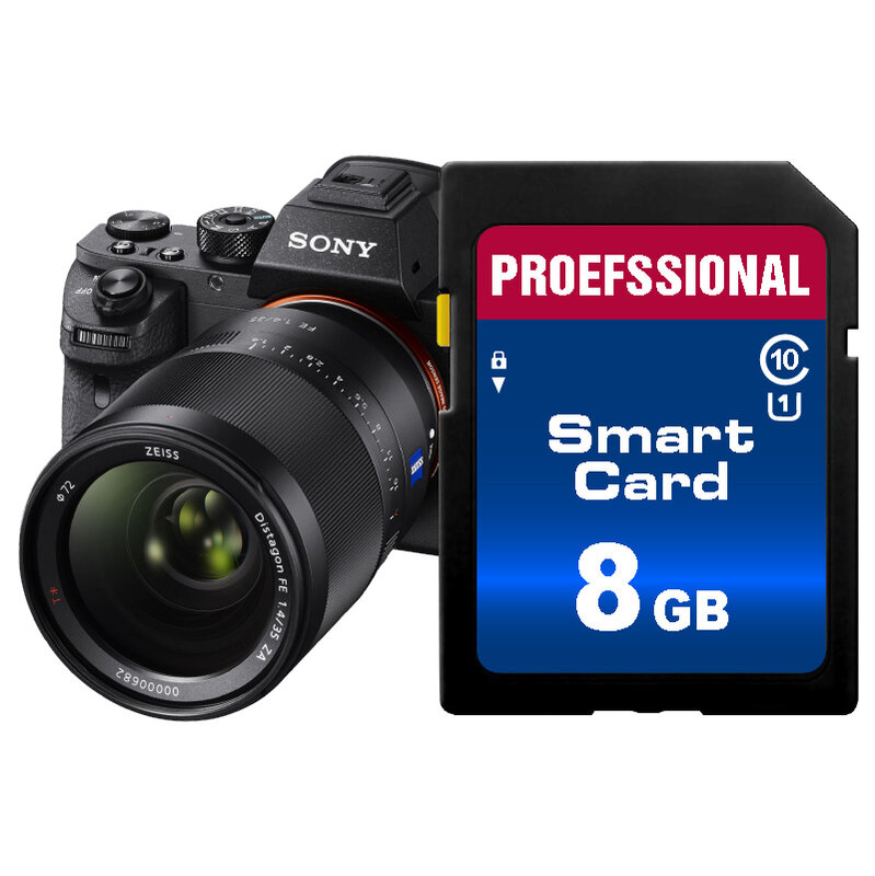بطاقة ذاكرة SD 16G 32G 64G 128G 200GB 256GB بطاقة ذاكرة A1 فئة 10 UHS عبر فلاش SLR بطاقة ذاكرة sd للكاميرا
