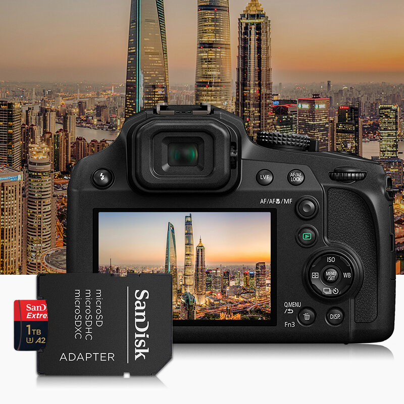 Sandisk Extreme Pro Flash 128Gb Micro Sd Kaart Sdxc UHS-I 400Gb 256Gb 64Gb U3 V30 tf Card Geheugenkaart Adapter Voor Camera Dji